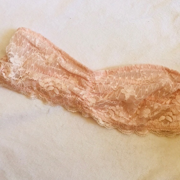 Intimately Free People pink lace bandeau bra new - Picture 3 of 6